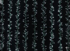 LED-lučke Cluster 1000L, hladno bele, dolžina 3 + 10 m, za notranjo/zunanjo uporabo *8219