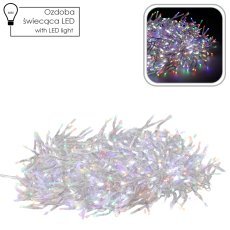 LED-lučke Cluster 720L, večbarvne + hladno bela, učinek slapa, dolžina 3 + 6 m, za notranjo/zunanjo uporabo *6830