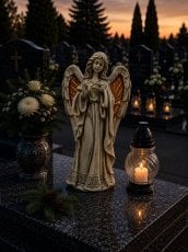 Figura angela s svetlečimi LED-krili - DED9938