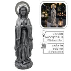 Figura Marije s svetlečim LED-sijem 16 x 16 x 55 cm *9952