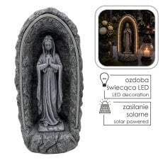 Figura Marije v kapelici z LED-osvetlitvijo 20 x 17 x 40,5 cm *9969