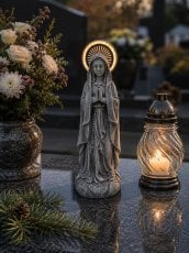 Figura Marije s svetlečim LED-sijem - DED0026
