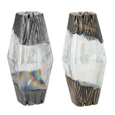 Lampion 38,5 cm Hebe, zlat, brez vložka, pakiranje = 4 kosi *2541