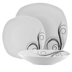 Kvadratni jedilni servis Dolce Vita, 18-delni - TOR7896