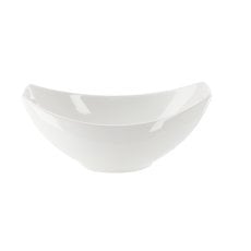 Porcelanasta skleda z ročajem 28 x 18 x 11,5 cm*0408