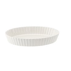 Ovalni porcelanasti servirni krožnik 30 x 19 x 5 cm, pakiranje = 4 kosi *0422