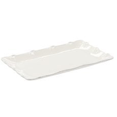 Okrasni pravokotni porcelanasti servirni pladenj 31 × 19,5 × 2,5 cm, pakiranje = 6 kosov *0699