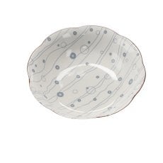 Okrogla porcelanasta skleda 24 x 24 x 8,5 cm, različni vzorci *0897