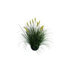 Umetna trava v lončku – rumeni pennisetum, 60 cm *1832
