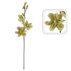 Dekorativna roža - magnolija s 3 cvetovi 86 cm bela pakiranje=12 kos *3280