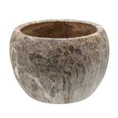 Keramični okrasni lonec z učinkom marmorja 51 cm - ELI14_7132