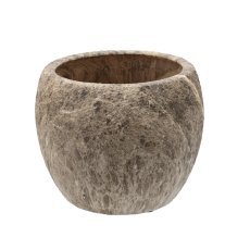 Keramični okrasni lonec z učinkom marmorja 38 cm - ELI14_7149