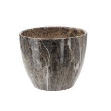 Keramični okrasni lonec z učinkom marmorja 25 cm - ELI19_9303