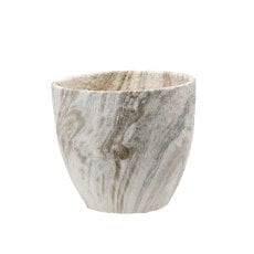 Keramični okrasni lonec z učinkom marmorja 20,5 cm - ELI18_9280