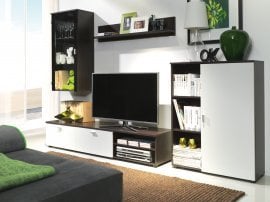 Dnevni regal Dino - Milano/bela