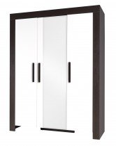 Garderobna omara z ogledalom Cezar reg 1 - Milano/krem