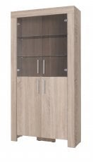 Vitrina Cezar reg 3 - sonoma
