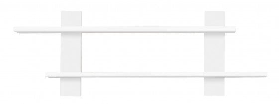 Stenska polica Cezar reg 24 - Bela