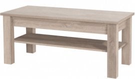 Široka klubska miza Cezar reg 19 - sonoma