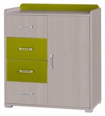 Meble Jurek - Komoda Nemo reg 6 - lime