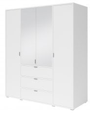 Garderobna omara Verona reg 1 - Bela