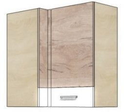 Kotna omara desna Econo 45G 70x40 cm