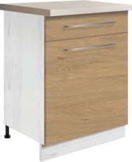 Spodnja ozka omarica Creativa Cre 5D 60 - hrast