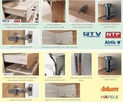 Fadome - Spodnja omarica s predali Creativa Cre 9D 50 - bela