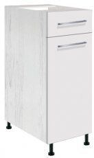 Spodnja ozka omarica Creativa Cre-1D 30 - bela