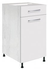 Spodnja ozka omarica Creativa Cre 2D 40 - bela