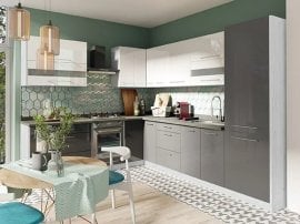 Kuhinjski sestav Creativa - siv