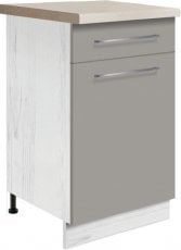 Spodnja ozka omarica Creativa Cre-3D 45 - siva