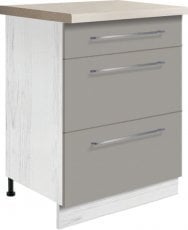 Spodnja omarica s predali Creativa Cre - 10D 60 - siva