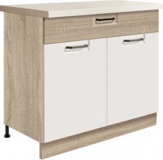 Spodnja dvovratna omarica Favorit FS7D 90 - sonoma