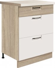 Spodnja omarica s predali Favorit FS10D 60 - sonoma