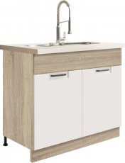 Omara za umivalnik Favorit FS13D 90 - sonoma