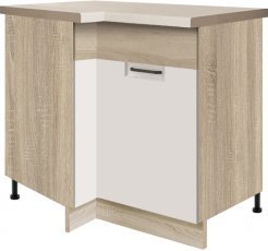 Kotna omara desna Favorit FS14D 100x70 - sonoma