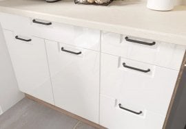 Fadome - Kotna omara Favorit FW16D 90x90 - bela