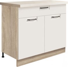 Spodnja dvovratna omarica Favorit FW7D 90 - bela