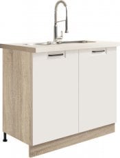 Omara za umivalnik Favorit FW13D 90 - bela