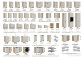 Kuhinjski sestav Favorit - latte