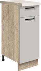 Spodnja ozka omarica Favorit FL2D 40 - latte