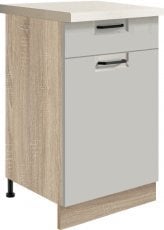 Spodnja ozka omarica Favorit FL 3D 45 - latte