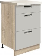 Spodnja omarica s predali Favorit FL9D 50 - latte