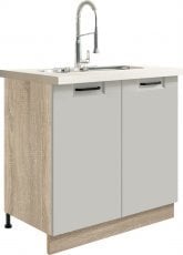 Omara za umivalnik Favorit FL12D 80 - latte