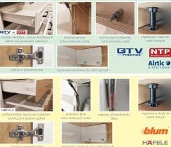 Fadome - Spodnja ozka omarica Smart SM-2D 40