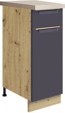 Spodnja ozka omarica Glamour Gla 1D 30 - modra