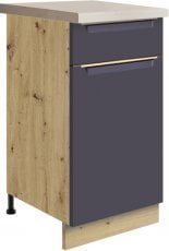 Spodnja ozka omarica Glamour Gla 2D 40 - modra