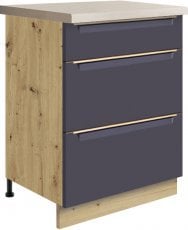 Spodnja omarica s predali Glamour Gla 10D 60 - modra