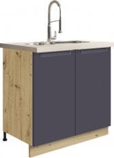 Omara za umivalnik Glamour Gla 12D 80 - modra